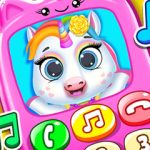 Telefon mobil bebeluș prințesă unicorn