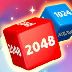 Cub Lanț 2048: Joc de îmbinare 3D