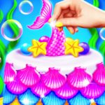Aparat de tort cu sclipici Sirenă